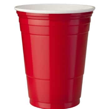 Red Plastic Solo Cups - Original Red 8oz SOLO Cups inc. FREE Beer Pong ...