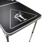 Black Beer Pong Table example of decals