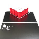 Black Classic Foldable Beer Pong Table