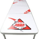 White Beer Pong Table - Front